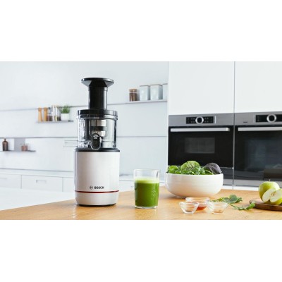 Bosch - MESM500W - Slow juicer, VitaExtract, 150 W, Vit, svart