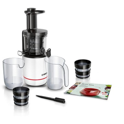 Bosch - MESM500W - Slow juicer, VitaExtract, 150 W, Vit, svart