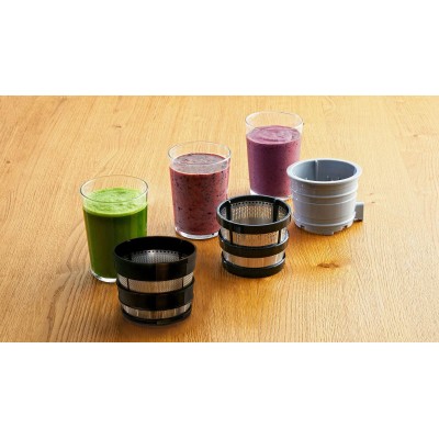 Bosch - MESM731M - Slow juicer, VitaExtract, 150 W, Svart, borstad rostfritt stål