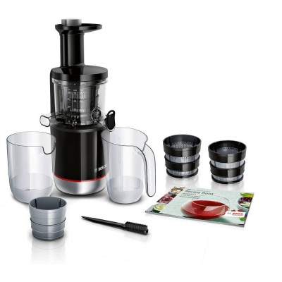 Bosch - MESM731M - Slow juicer, VitaExtract, 150 W, Svart, borstad rostfritt stål