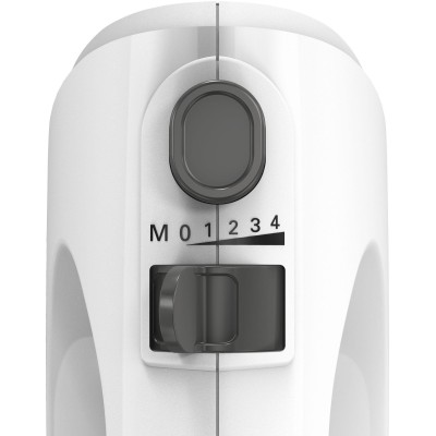 Bosch - MFQ24200 - Elvisp, CleverMixx, 400 W, Vit, borstad rostfritt stål