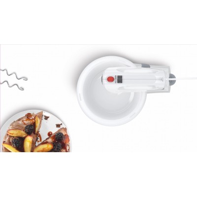 Bosch - MFQ2600G - Elvisp, CleverMixx, 375 W, Vit, mörkgrå