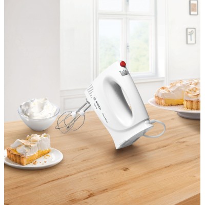 Bosch - MFQ3425NE - Elvisp, CleverMixx, 400 W, Vit, röd