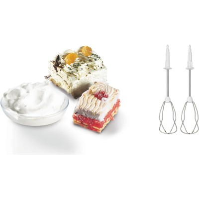 Bosch - MFQ36460 - Elvisp, ErgoMixx, 450 W, Vit, Fönstergrå