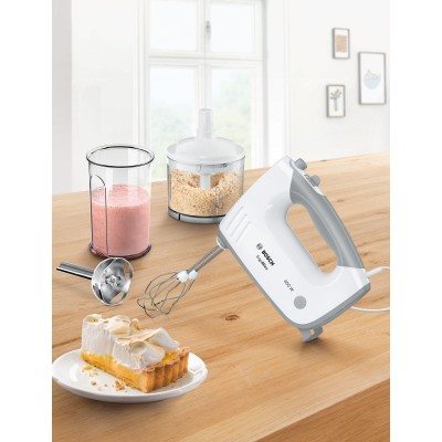 Bosch - MFQ36480 - Elvisp, ErgoMixx, 450 W, Vit, Fönstergrå