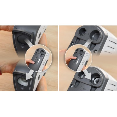 Bosch - MFQ37470 - Elvisp, ErgoMixx, 750 W, Vit, grå