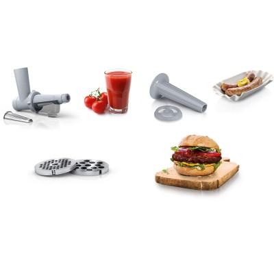 Bosch - MFW2515W - Köttkvarn, SmartPower, 1500 W, Vit, vit