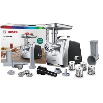 Bosch - MFW68660 - Köttkvarn, ProPower, 2200 W, Svart, krom