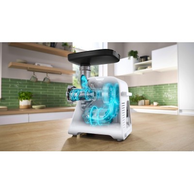 Bosch - MFWS607W - Serie 6, Köttkvarn, MultiPower, 2100 W, Vit, vit
