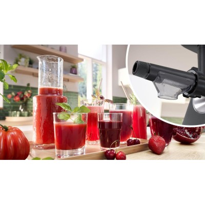 Bosch - MFWS660B - Serie 6, Köttkvarn, MultiPower, 2100 W, Svart, silver metalic