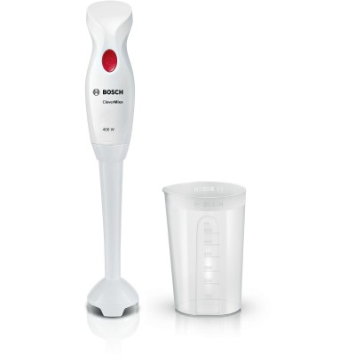 Bosch - MSM14100 - Stavmixer, CleverMixx, 400 W, Vit, Djupröd