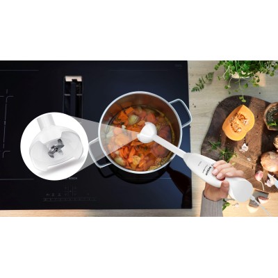 Bosch - MSM14100 - Stavmixer, CleverMixx, 400 W, Vit, Djupröd