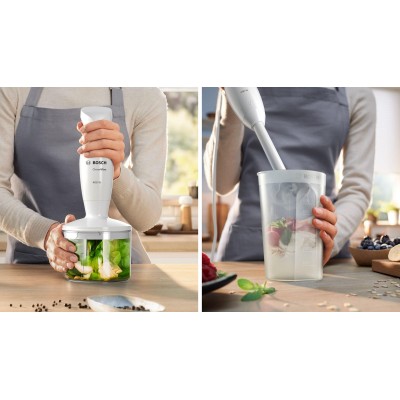 Bosch - MSM14200 - Stavmixer, CleverMixx, 400 W, Vit, Djupröd