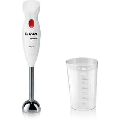 Bosch - MSM24100 - Stavmixer, CleverMixx, 400 W, Vit, Djupröd