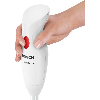 Bosch - MSM24100 - Stavmixer, CleverMixx, 400 W, Vit, Djupröd