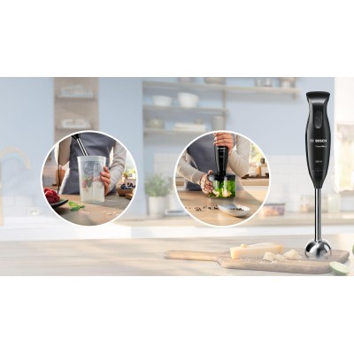 Bosch - MSM2620B - Stavmixer, CleverMixx, 600 W, Svart, antracit