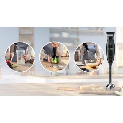 Bosch - MSM2650B - Stavmixer, CleverMixx, 600 W, Svart, antracit
