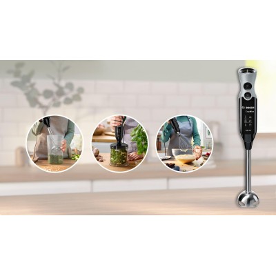Bosch - MSM67160 - Stavmixer, ErgoMixx, 750 W, Svart, Fönstergrå