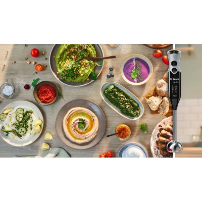 Bosch - MSM67160 - Stavmixer, ErgoMixx, 750 W, Svart, Fönstergrå