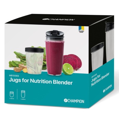 Nutrition Blender Extra Flaska 2-pack MB100/NB500