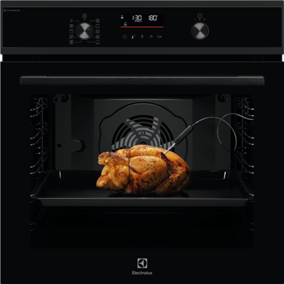 Inbyggnadsugn 72L SteamBake Wi-Fi COP822B Electrolux svart