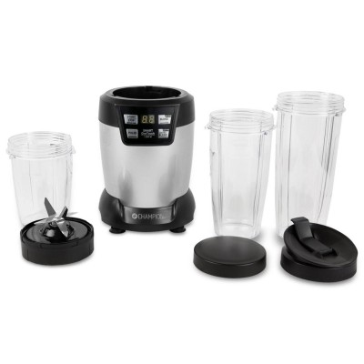 Champion - Nutrition Blender Pro Digital 1200W NB500 Svart/Silver - CHNB500