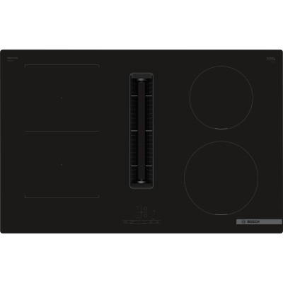 Bosch - PVS811B16E - Serie 4, Induktionshäll med inbyggd fläkt, 80 cm, Ramlös Design