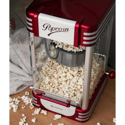 Popcornmaskin Retro XL PCM406 Röd Metallic