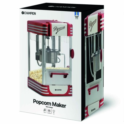 Popcornmaskin Retro XL PCM406 Röd Metallic