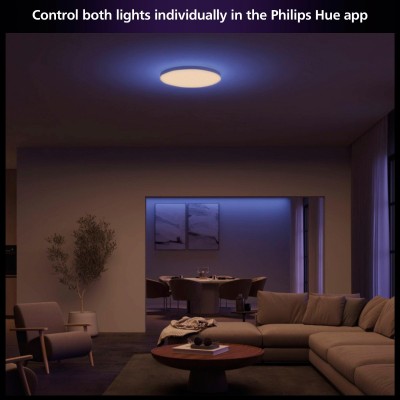 Philips Hue - Datura stor Plafond Ø57,4 cm White and color ambiance 4850 lm - A13485