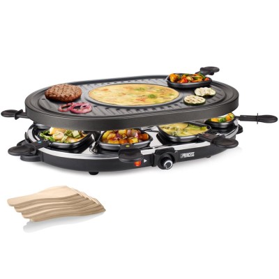 Raclette 8 Oval Grill Party 162700 43X30cm grillplatta