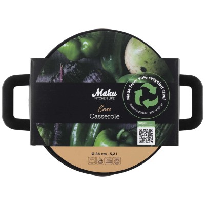 Maku - Ease kastrull 24 cm 5,2 L - A15380