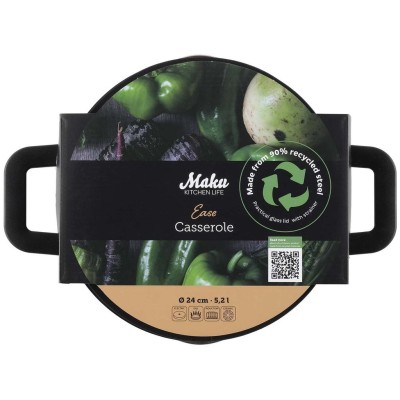 Maku - Ease kastrull 24 cm 5,2 L - A15380
