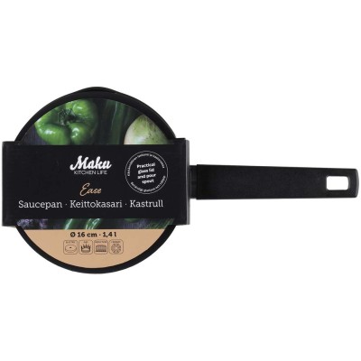 Maku - Elements kastrull med lock 16 cm 1,4 l - A15382