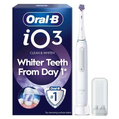 Oral B - Eltandborste iO3 Quite White (Whitening Edition) - A16297