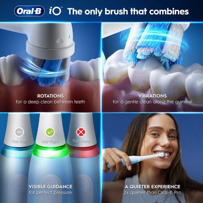 Oral B - Eltandborste iO3 Quite White (Whitening Edition) - A16297