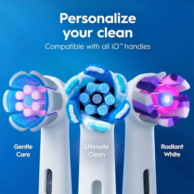 Oral B - Eltandborste iO3 Quite White (Whitening Edition) - A16297