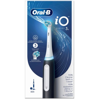 Oral B - Eltandborste iO3S Matt Black - A11298
