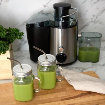 Råsaftcentrifug 0,5L 600W RS400 Rostfri/Svart