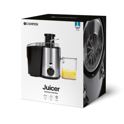 Råsaftcentrifug 0,5L 600W RS400 Rostfri/Svart