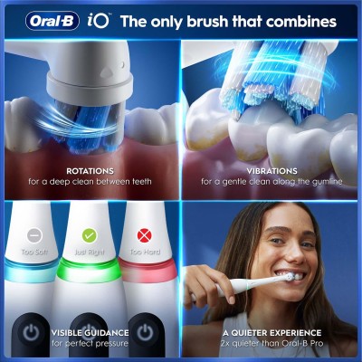 Oral B - Eltandborste iO5 Quite White TC - A16298