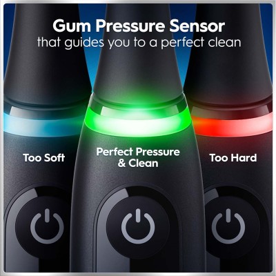 Oral B - Eltandborste iO6 BlackLava/PinkSand Sens Duo 1Extra Ref - A16307