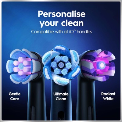 Oral B - Eltandborste iO6 BlackLava/PinkSand Sens Duo 1Extra Ref - A16307