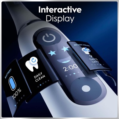 Oral B - Eltandborste iO6 Grey Opal, 1 Extra Refill - A16305