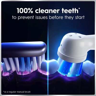 Oral B - Eltandborste iO6 White, 1 Extra Refill - A16304