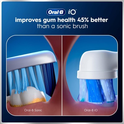 Oral B - Eltandborste iO6 White, 1 Extra Refill - A16304