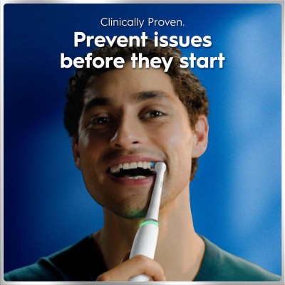 Oral B - Eltandborste iO6 White, 1 Extra Refill - A16304