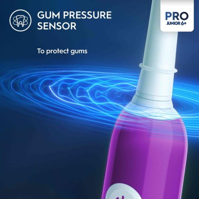 Oral B - Eltandborste Junior Purple SUT - A13352