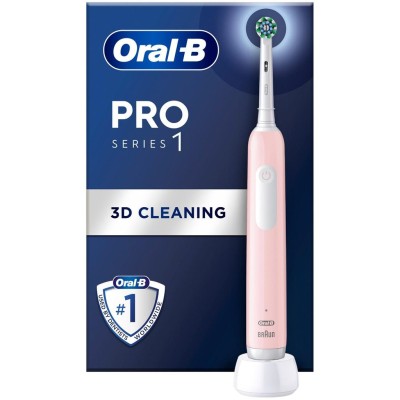 Oral B - Eltandborste Pro1 Pink + Extra Refill - A11294