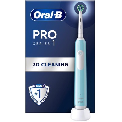 Oral B - Eltandborste Pro1 Turquoise + Extra Refill - A11282
